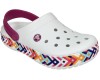 Crocs Crocband Rainbow Gitter Clog Белые