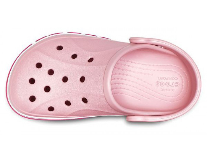 Crocs Bayaband Clogs Детские бледно-розовые