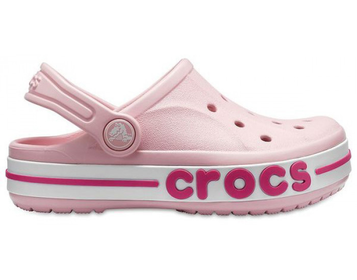 Crocs Bayaband Clogs Детские бледно-розовые