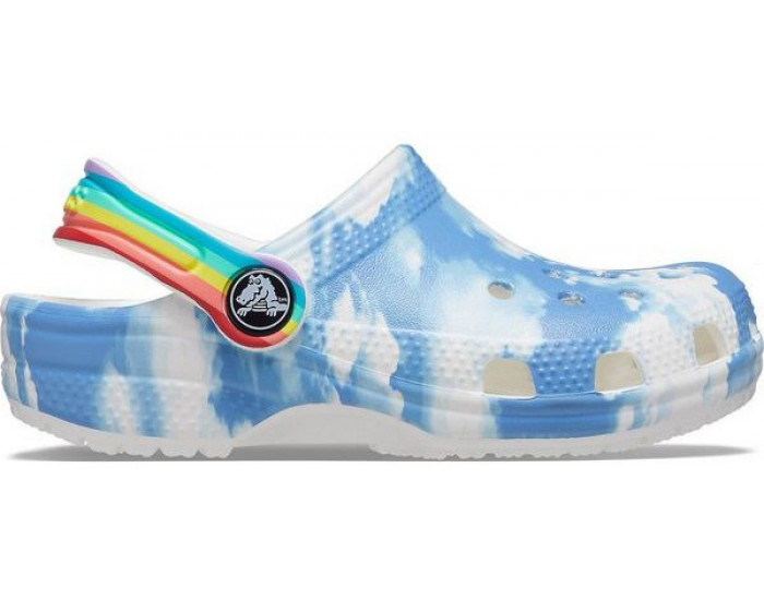 Crocs Classic Out of this World II Clog Детские белые с голубым