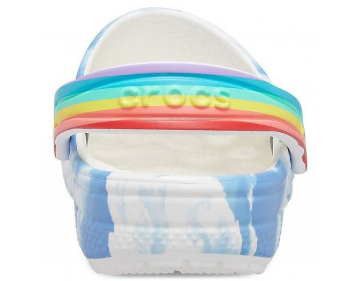 Crocs Classic Out of this World II Clog Детские белые с голубым