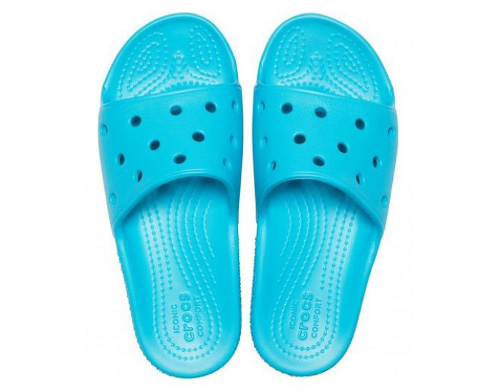 Crocs Classic Slide Детские голубые