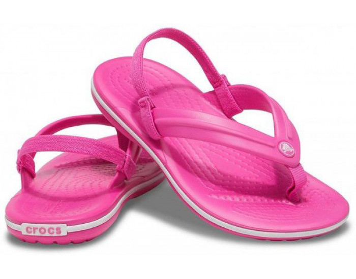 Crocs Crocband Strap Flip K Детские розовые
