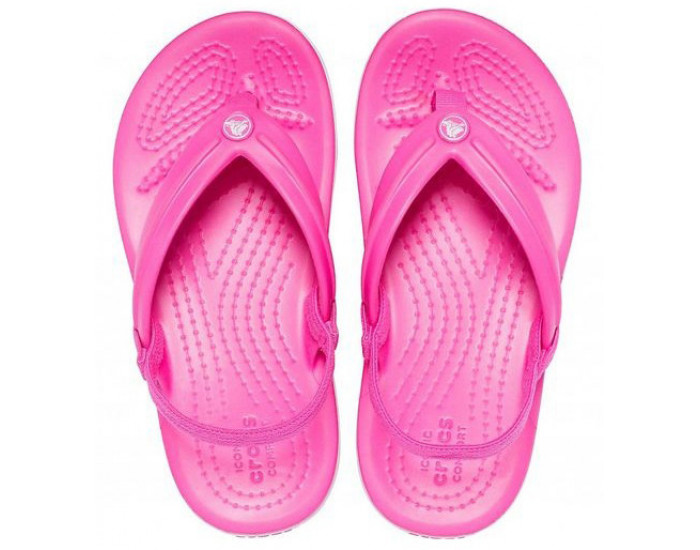 Crocs Crocband Strap Flip K Детские розовые