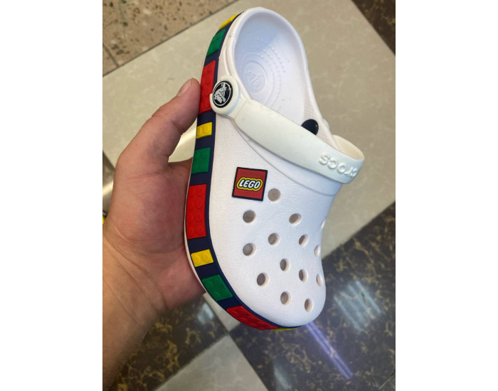 Crocs Kids Crocband Lego Детские Белые 