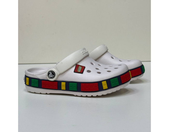 Crocs Kids Crocband Lego Детские Белые 