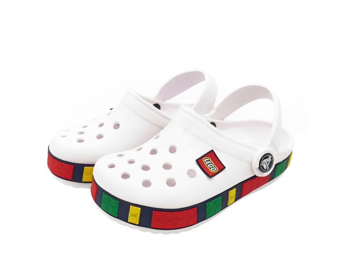 Crocs Kids Crocband Lego Детские Белые 