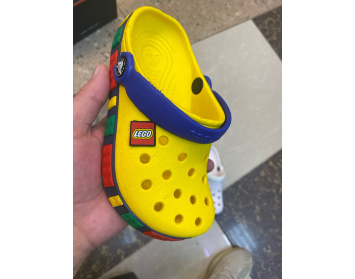 Crocs Kids Crocband Lego Детские Желтые