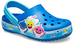 Crocs Kids Fun Lab Baby Shark Band Clog Детские синие 