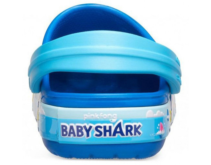 Crocs Kids Fun Lab Baby Shark Band Clog Детские синие 