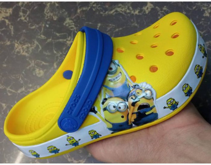 Crocs Kids Fun Lab Minions Clogs Детские желтые