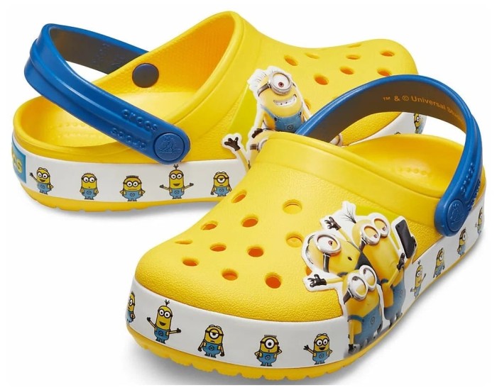 Crocs Kids Fun Lab Minions Clogs Детские желтые