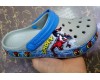 Crocs Kids Fun Lab Spider-Man Light Clogs Детские серые