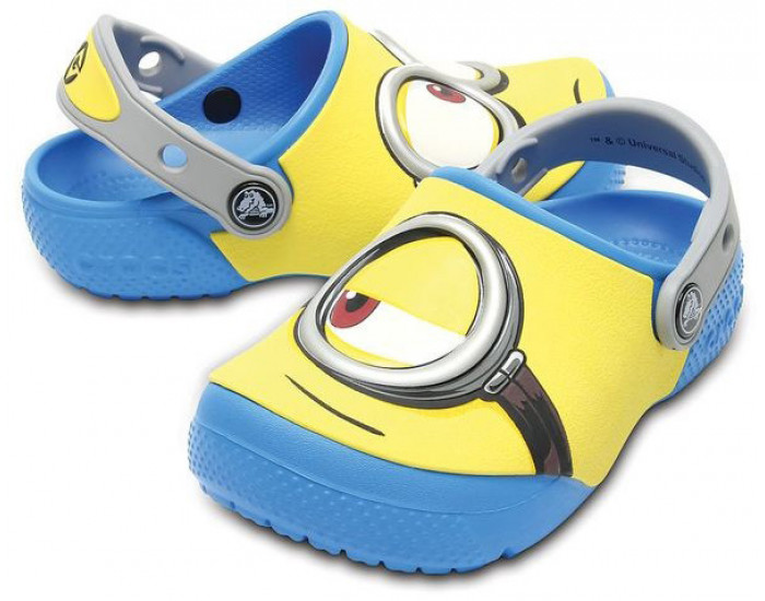 Crocs Kids Fun Lab Minions Clogs Детские синие