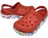 Crocs Duet Sport Clog Motion Красные с белым