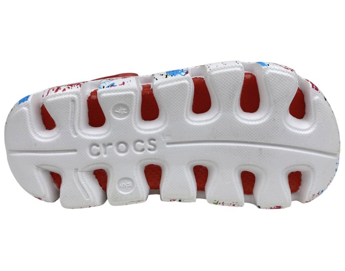 Crocs Duet Sport Clog Motion Красные с белым