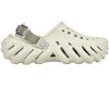 Crocs Echo Clog Bone Grey белые с серым