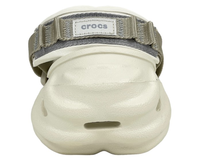 Crocs Echo Clog Bone Grey белые с серым