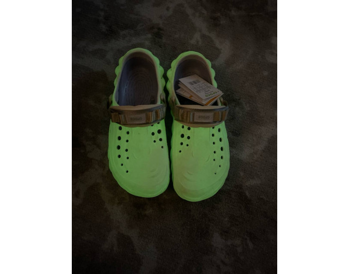 Crocs Echo Clog Stucco Фосфорные Кремовые С Коричневым