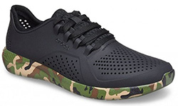 Кроссовки Crocs Mens LiteRide Printed Camo Pacer черные