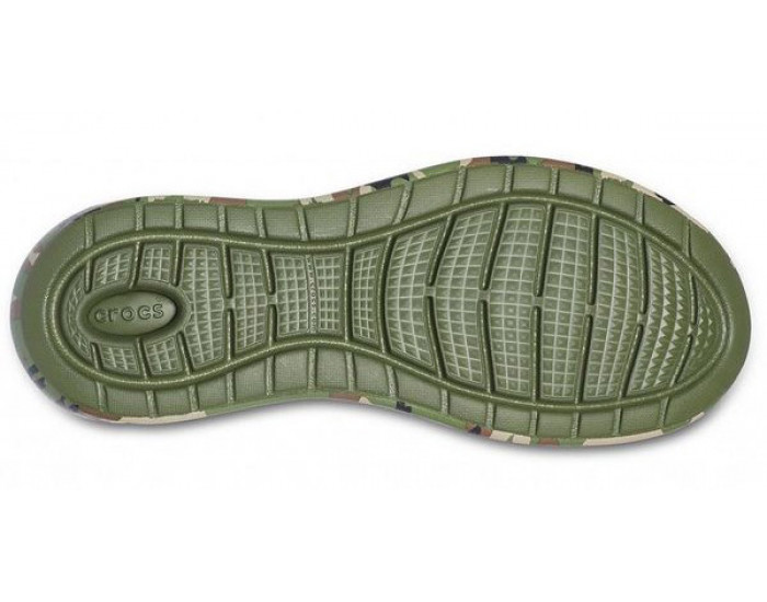 Кроссовки Crocs Mens LiteRide Printed Camo Pacer черные