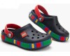 Crocs Lego Clogs Детские черные с красным