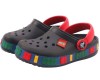 Crocs Lego Clogs Детские черные с красным