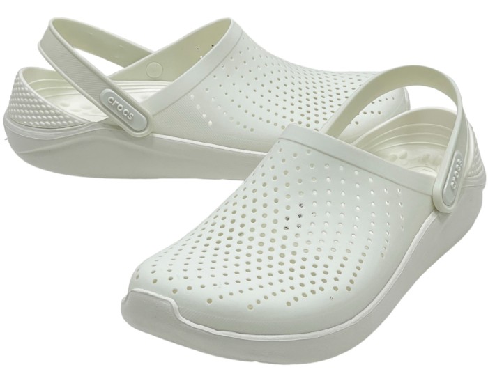 Crocs LiteRide Clog All White белые