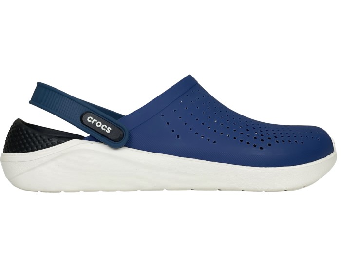 Crocs LiteRide Clog Blue Steel Синие с белым