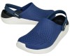 Crocs LiteRide Clog Blue Steel Синие с белым