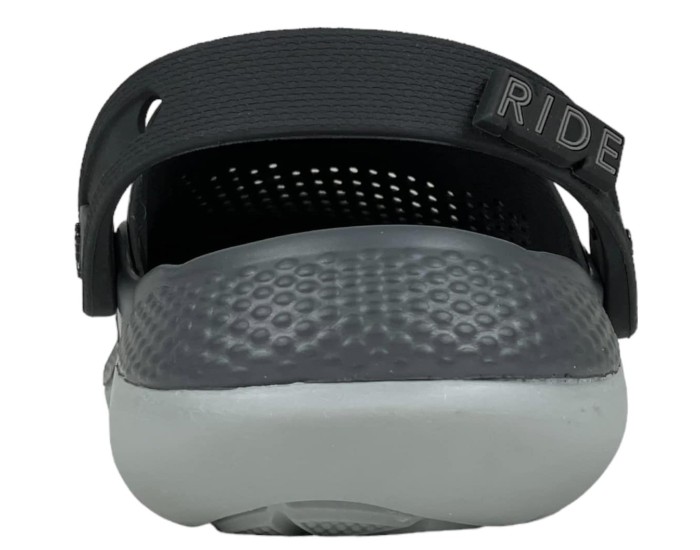 Crocs LiteRide Clog черные с серым