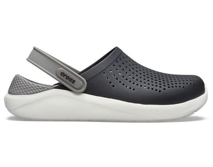 Crocs LiteRide Clog Черные с белым