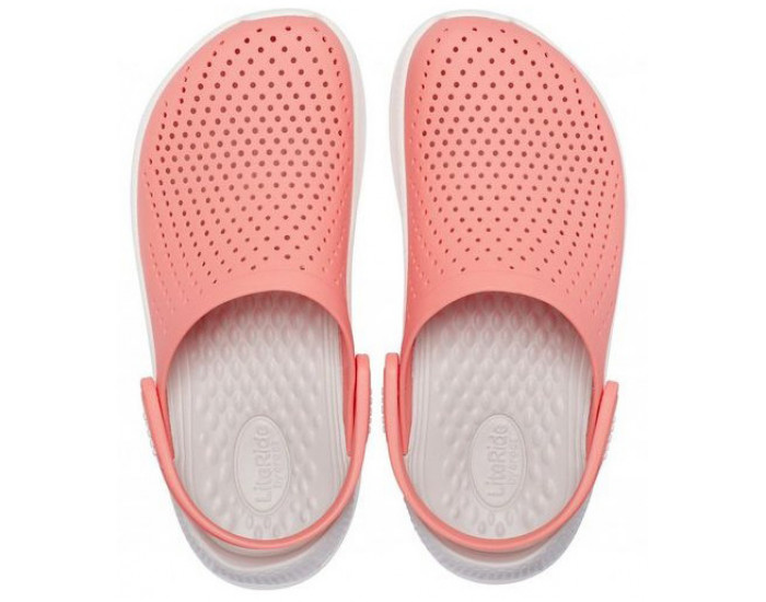 Crocs LiteRide Clog Розовые с белым
