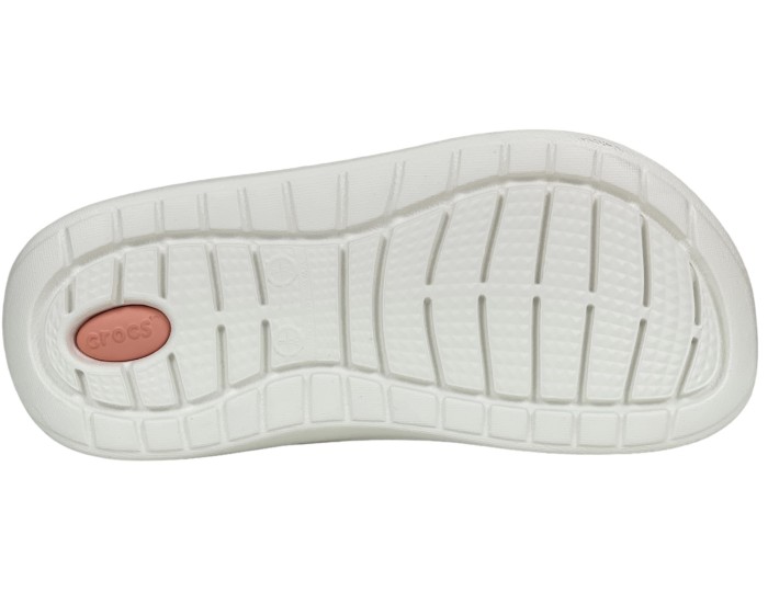 Crocs LiteRide Clog кремовые с розовым