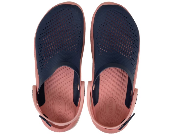Crocs LiteRide Clog Розовые с синим