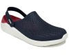 Crocs LiteRide Clog Темно-синие с бордовым