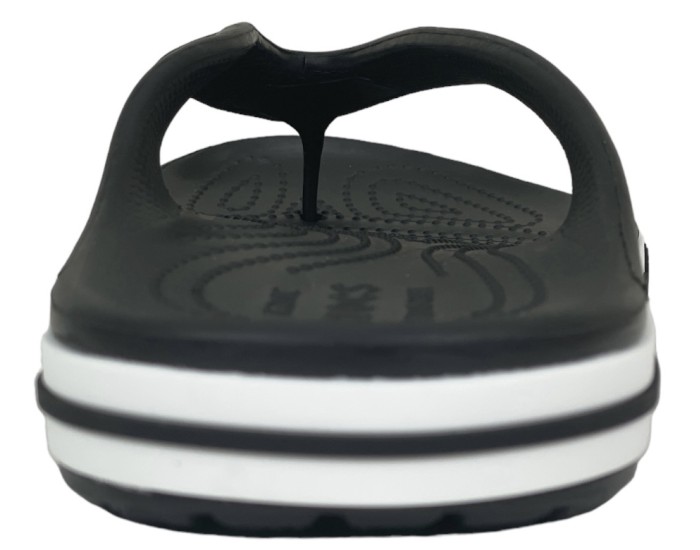 Crocs Bayaband Flip Черные с белым