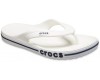 Crocs Bayaband Flip Белые с черным