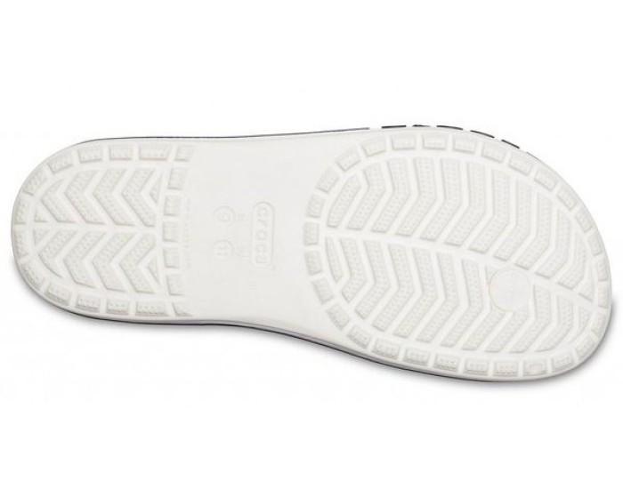 Crocs Bayaband Flip Белые с черным