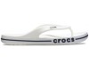 Crocs Bayaband Flip Белые с черным