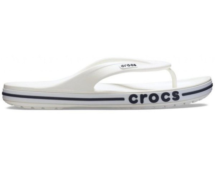 Crocs Bayaband Flip Белые с черным