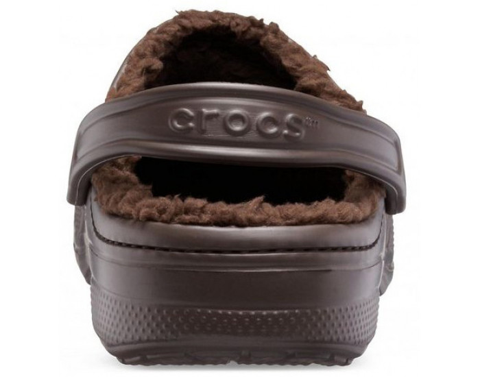 Crocs Baya Lined Clog Утепленные Темно-коричневые