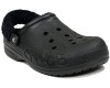 Crocs Baya Lined Fuzz Clog Утепленные Черные