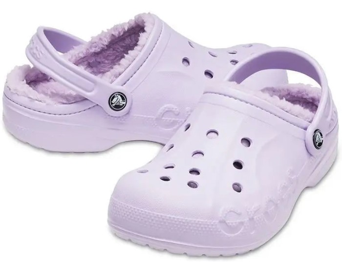Crocs Baya Lined Clog Утепленные Лавандовые