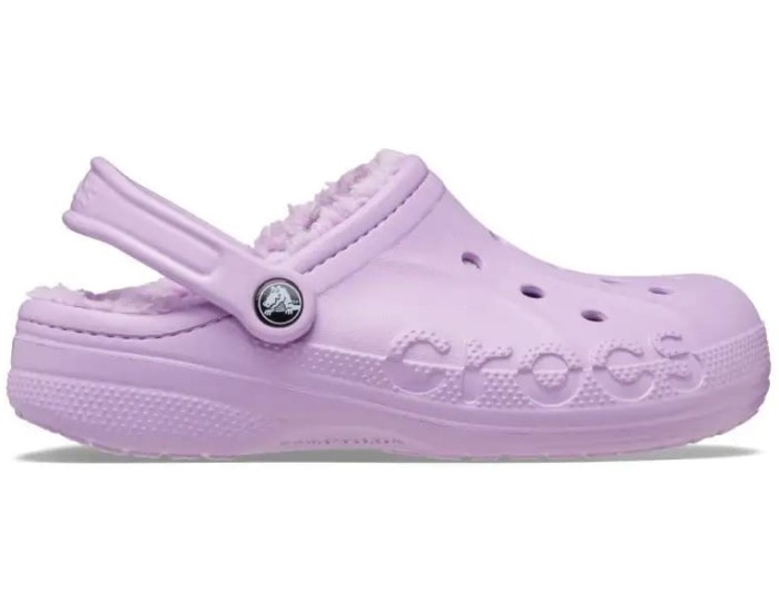 Crocs Baya Lined Clog Утепленные Сиреневые