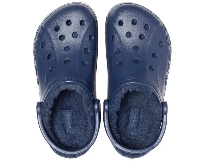 Crocs Baya Lined Clog Утепленные Темно-синие