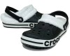 Crocs Bayaband Clog Утепленные Черные (мех снимается)