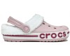 Crocs Bayaband Clog Утепленные Розовые (мех снимается)