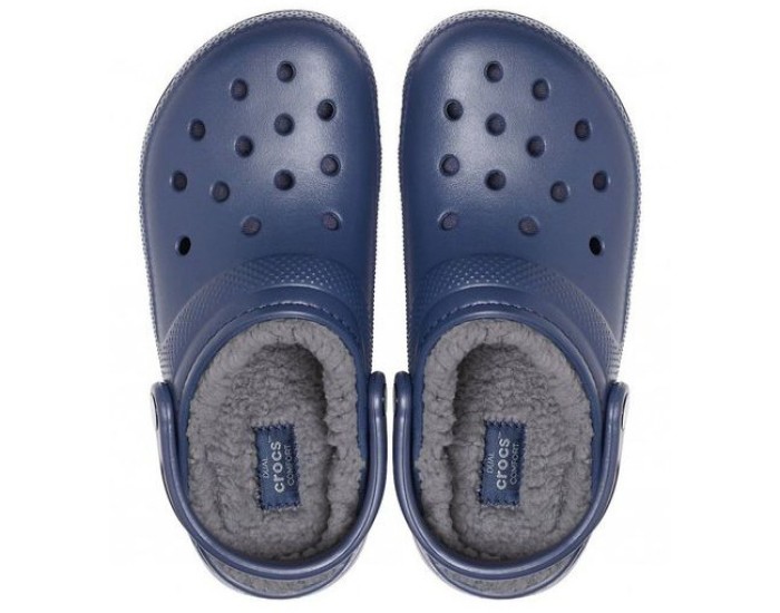 Crocs Classic Lined Clog Утепленные Темно-синие
