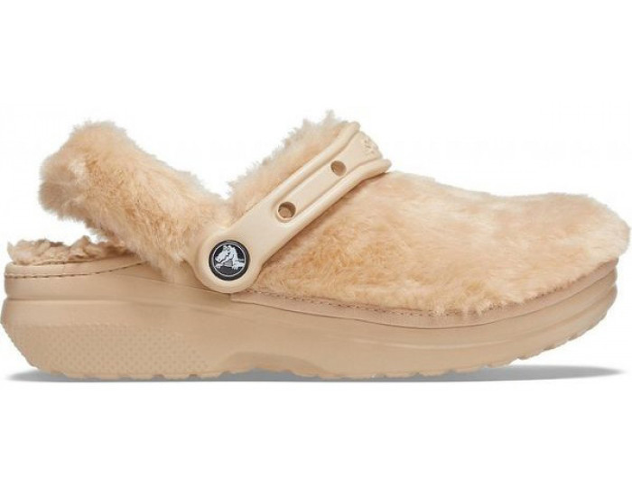 Crocs Classic Fur Sure Утепленные Бронзовые